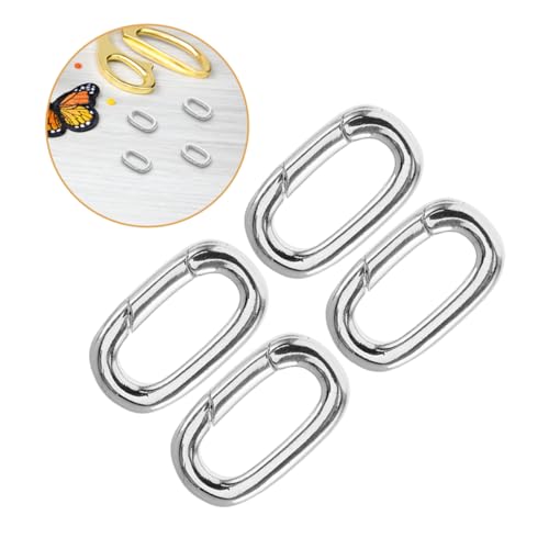 Veemoon 5 Stück Teiliges Oval Karabiner Kupfer für Schmuckherstellung Langlebige Halsketten und Armbandverschlüsse Federbelastete Verbindungsclips Vielseitig Einsetzbar für Diy Anhänger Veemoon 5 Stück Teiliges Oval Karabiner Kupfer für Schmuckherstellung Langlebige Halsketten und Armbandverschlüsse Federbelastete Verbindungsclips Vielseitig Einsetzbar für Diy Anhänger von Veemoon