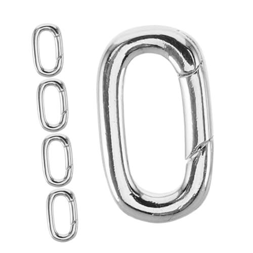 Veemoon 5 Stück Teiliges Ovaler Karabiner Kupfer mit Federmechanismus Zuverlässige Schmuckverbinder für Halsketten Armbänder und Anhänger Sichere Verschlüsse für Diy Schmuckprojekte Veemoon 5 Stück Teiliges Ovaler Karabiner Kupfer mit Federmechanismus Zuverlässige Schmuckverbinder für Halsketten Armbänder und Anhänger Sichere Verschlüsse für Diy Schmuckprojekte von Veemoon