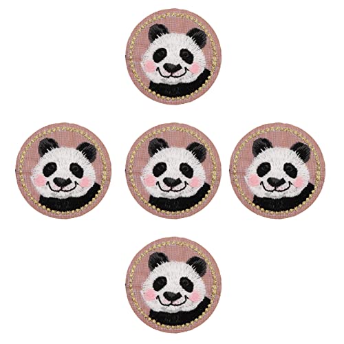 Veemoon 5 Stück Teiliges Panda Aufbügelflicken Praktische und Dekorative Applikationen für Kleidung Taschen und Hüte zum Reparieren und Verzieren von DIY Projekten Veemoon 5 Stück Teiliges Panda Aufbügelflicken Praktische und Dekorative Applikationen für Kleidung Taschen und Hüte zum Reparieren und Verzieren von DIY Projekten von Veemoon