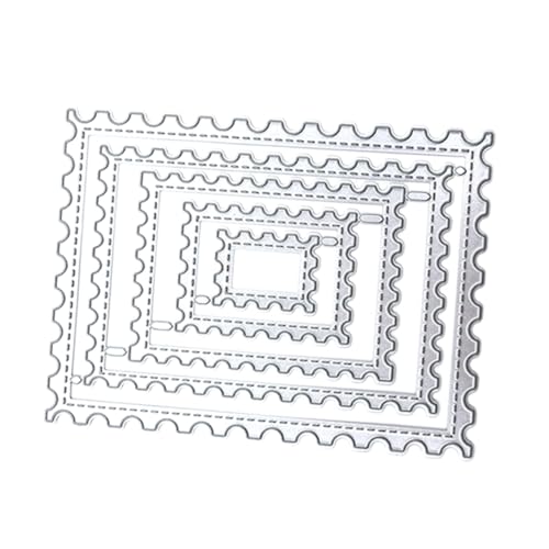 Veemoon 5 Stück Teiliges Rechteckige Dotted Line Stanzformen Robustem Kohlenstoffstahl für Scrapbooking und Kartenherstellung Elegantes Design für Kreative DIY Projekte Veemoon 5 Stück Teiliges Rechteckige Dotted Line Stanzformen Robustem Kohlenstoffstahl für Scrapbooking und Kartenherstellung Elegantes Design für Kreative DIY Projekte von Veemoon