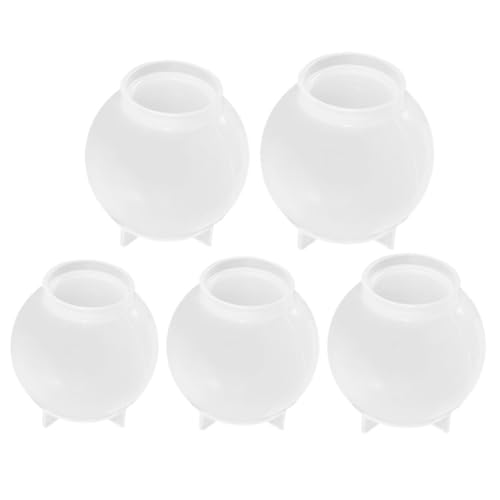 Veemoon 5 Stück Teiliges Silikon Gießform Kugel DIY Kristallkugel Ornamente Basteln Langlebig Flexibel für Schmuck Dekoration Kerzen Seife Veemoon 5 Stück Teiliges Silikon Gießform Kugel DIY Kristallkugel Ornamente Basteln Langlebig Flexibel für Schmuck Dekoration Kerzen Seife von Veemoon
