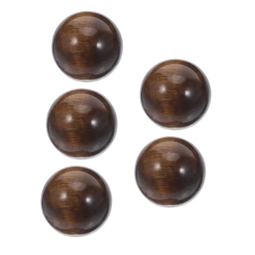 Veemoon 5 Stück Teiliges Tigerauge Naturkristall Rundperlen ohne Loch Glatte Schmucksteine für DIY Halsketten Armbänder Basteln Veemoon 5 Stück Teiliges Tigerauge Naturkristall Rundperlen ohne Loch Glatte Schmucksteine für DIY Halsketten Armbänder Basteln von Veemoon