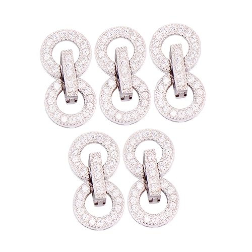Veemoon 5 Stück armband schnalle selber machen Verschlüsse aus Sterlingsilber Schmuck Silber Schließungen Halsketten Halskette Silber Schließe Riemenschnalle Verbindungsverschluss Silver Veemoon 5 Stück armband schnalle selber machen Verschlüsse aus Sterlingsilber Schmuck Silber Schließungen Halsketten Halskette Silber Schließe Riemenschnalle Verbindungsverschluss Silver von Veemoon