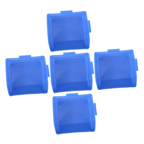 Veemoon 5 Stück teile box lagercontainer vorratsbehälter Werkzeugregal wekrzeugkoffer garage Lagerbehälter für Teile klein Aufbewahrungsboxen Perlenorganisatoren und Aufbewahrung Abs Blue von Veemoon