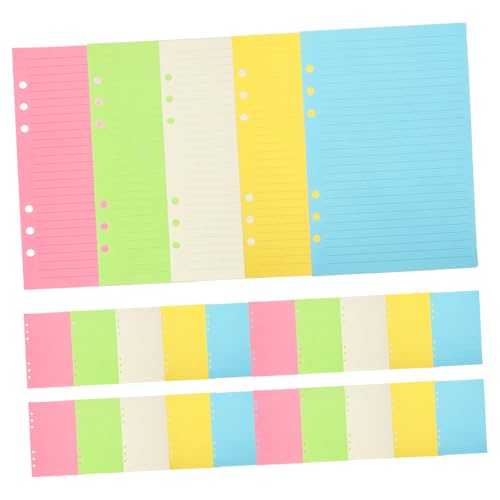 Veemoon 50 Blatt Nachfüllpapier für Ringbuch Liniert Leaf Einlagen Farbiges Notizpapier Planer Tagebuch und Büro Vielseitig Einsetzbar und Leicht zu Organisieren Veemoon 50 Blatt Nachfüllpapier für Ringbuch Liniert Leaf Einlagen Farbiges Notizpapier Planer Tagebuch und Büro Vielseitig Einsetzbar und Leicht zu Organisieren von Veemoon