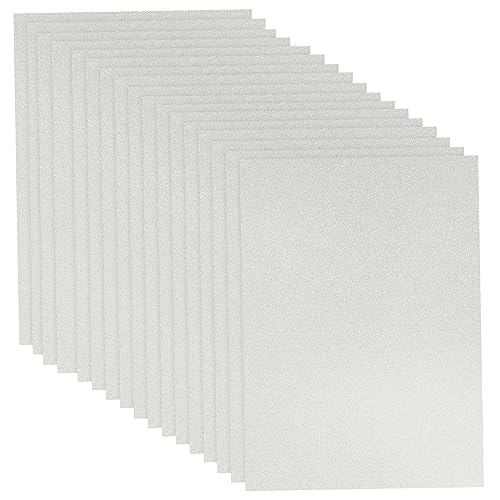 Veemoon 50 Blatt Papierstaus Dekoration Origami-Papier basteln Altpapier für Journaling Origamipapier zum Basteln Kartonpapier Scrapbook-Zubehör Scrapbook-Karton Silver von Veemoon