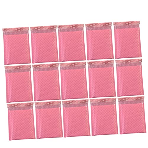 Veemoon 50 Stück Coextrudierte Luftpolsterfolie Schaum Bubble-Versandtaschen farbig briefumschläge kleiner Luftpolsterbeutel selbstversiegelte Kissenblasenbeutel Rosa Veemoon 50 Stück Coextrudierte Luftpolsterfolie Schaum Bubble-Versandtaschen farbig briefumschläge kleiner Luftpolsterbeutel selbstversiegelte Kissenblasenbeutel Rosa von Veemoon