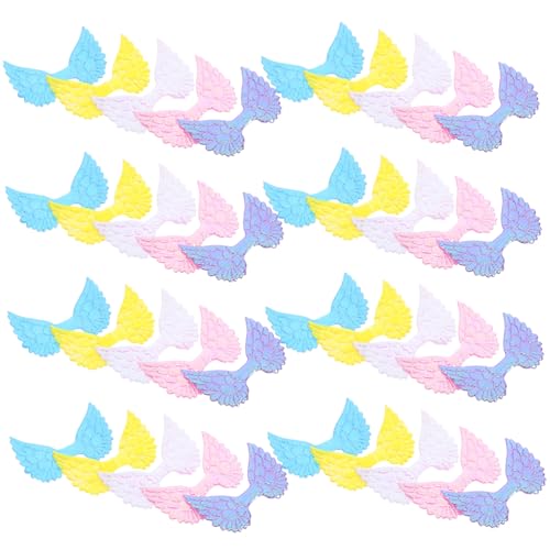 Veemoon 50 Stück Engelsflügel Applikationen zum Basteln Bunte Glitzernde Flügel Patches für Kleidung Haarreifen und DIY Handwerkszubehör Lebendige Flügelmotive für Modische Accessoires Veemoon 50 Stück Engelsflügel Applikationen zum Basteln Bunte Glitzernde Flügel Patches für Kleidung Haarreifen und DIY Handwerkszubehör Lebendige Flügelmotive für Modische Accessoires von Veemoon