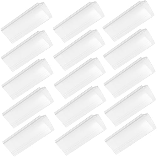 Veemoon 50 Stück Etikettenhalter Preisschildhalter für Regale Drahtregal Preisschildhalter Regalkennzeichnung Etiketten für Aktenschränke Etiketten für Aufbewahrungstaschen PVC Transparent Veemoon 50 Stück Etikettenhalter Preisschildhalter für Regale Drahtregal Preisschildhalter Regalkennzeichnung Etiketten für Aktenschränke Etiketten für Aufbewahrungstaschen PVC Transparent von Veemoon