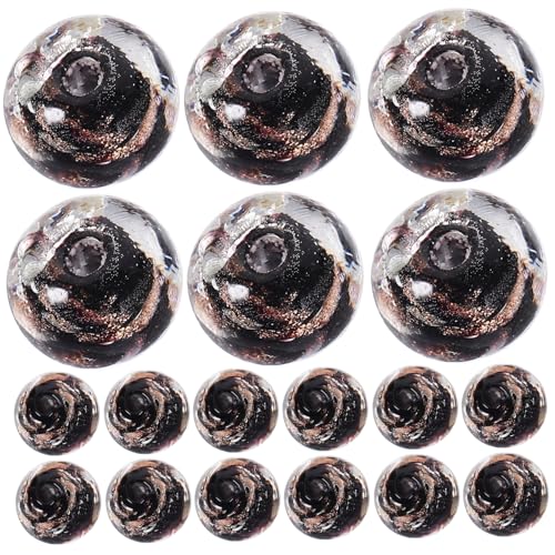 Veemoon 50 Stück Glasperlen Schwarz zum Auffädeln DIY Spacer Beads für Armbänder Ohrringe Halsketten Langlebig Glatt Hautfreundlich für Schmuckherstellung und Bastelarbeiten Veemoon 50 Stück Glasperlen Schwarz zum Auffädeln DIY Spacer Beads für Armbänder Ohrringe Halsketten Langlebig Glatt Hautfreundlich für Schmuckherstellung und Bastelarbeiten von Veemoon