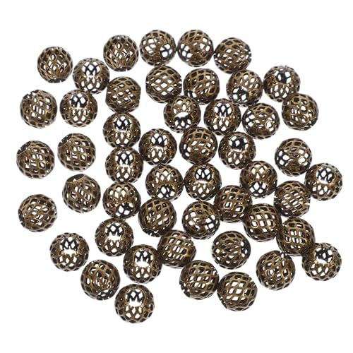 Veemoon 50 Stück Hollow Design Metall Abstandperlen für Schmuckherstellung für Armbänder und DIY Handwerksprojekte Verschiedenen Farben Veemoon 50 Stück Hollow Design Metall Abstandperlen für Schmuckherstellung für Armbänder und DIY Handwerksprojekte Verschiedenen Farben von Veemoon