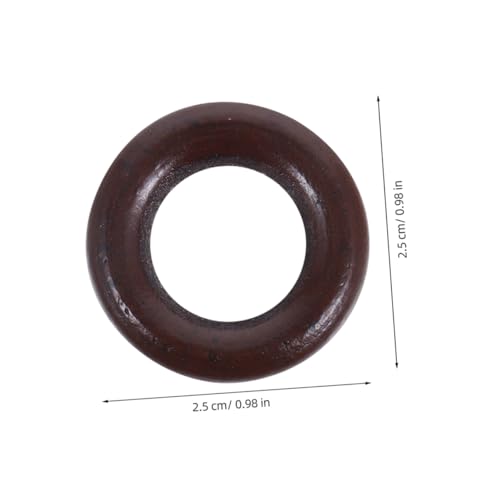 Veemoon 50 Stück Holzringe Tiefe Kaffeefarbe Hemu Holz DIY Ringverbinder Runde Holzanhänger für Schmuckherstellung Makramee und Bastelprojekte Veemoon 50 Stück Holzringe Tiefe Kaffeefarbe Hemu Holz DIY Ringverbinder Runde Holzanhänger für Schmuckherstellung Makramee und Bastelprojekte von Veemoon
