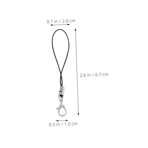 Veemoon 50 Stück Lobster Claw Clasp Lanyard für Diy Schmuckherstellung Robuster Karabiner Leichter Schlüsselanhänger Vielseitiger Handyanhänger für Charms und Bastelbedarf Veemoon 50 Stück Lobster Claw Clasp Lanyard für Diy Schmuckherstellung Robuster Karabiner Leichter Schlüsselanhänger Vielseitiger Handyanhänger für Charms und Bastelbedarf von Veemoon