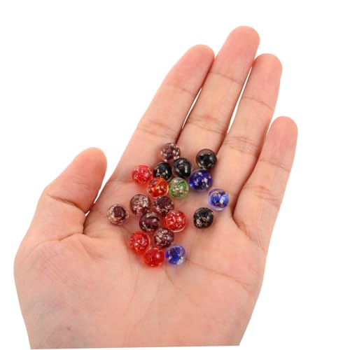 Veemoon 50 Stück Luminous Glasperlen Runde Spacer Perlen mit Nachtleuchteffekt für Diy Schmuckherstellung Armbänder Halsketten Bastelarbeiten in Blau Schwarz Grün Rot Veemoon 50 Stück Luminous Glasperlen Runde Spacer Perlen mit Nachtleuchteffekt für Diy Schmuckherstellung Armbänder Halsketten Bastelarbeiten in Blau Schwarz Grün Rot von Veemoon