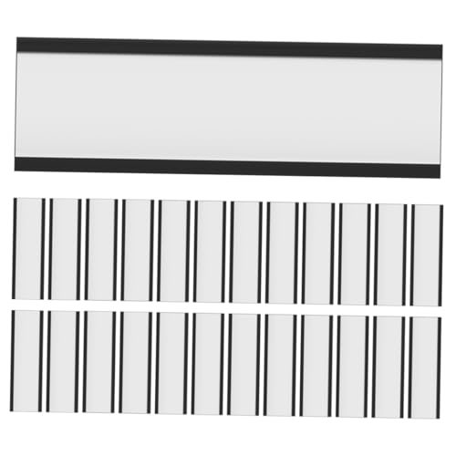 Veemoon 50 Stück Magnetischer Etikettenhalter in C-form Für Lagerregale, Leere Einsteckkarten, Namensschildhalter Für Metallregale, Aktenschränke Und Lagerbehälter Veemoon 50 Stück Magnetischer Etikettenhalter in C-form Für Lagerregale, Leere Einsteckkarten, Namensschildhalter Für Metallregale, Aktenschränke Und Lagerbehälter von Veemoon
