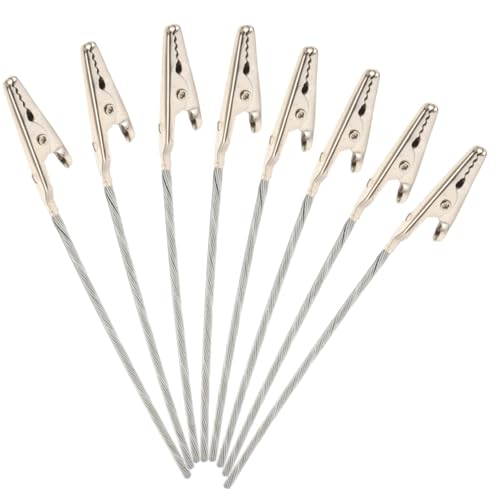 Veemoon 50 Stück Metall Draht Krokodilklemmen Alligator Clips Fotohalter Memo Klammern DIY Kartenhalter für Büro Schule Zuhause Stabile Klammern zum Befestigen von Fotos Notizen und von Veemoon