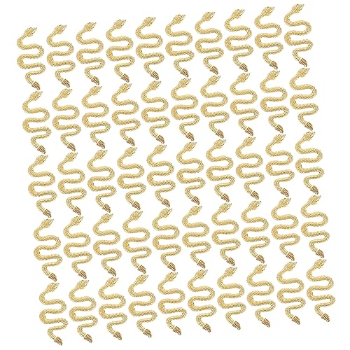 Veemoon 50 Stück Metall Schlangen Nagel Charms Vintage Snake Nail Art Dekoration Hochwertige Nagel Schmuck für Nägel Einfache Anwendung für DIY Nagelkunst Veemoon 50 Stück Metall Schlangen Nagel Charms Vintage Snake Nail Art Dekoration Hochwertige Nagel Schmuck für Nägel Einfache Anwendung für DIY Nagelkunst von Veemoon