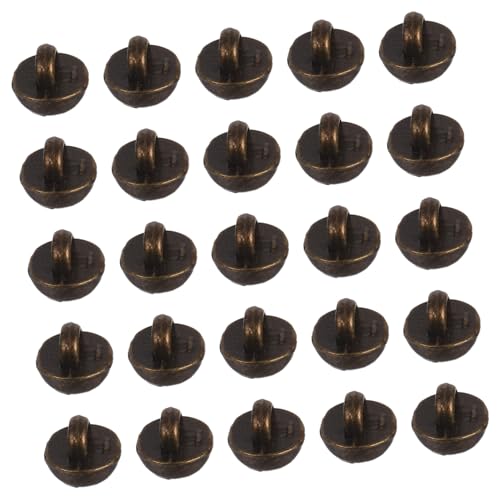 Veemoon 50 Stück Mini Metall Pilzknöpfe Antiquiertes Bronze Halbrund Schaft Knöpfe für DIY Puppenkleidung Häkelprojekte Nähzubehör Kleine Bastelknöpfe für Filz Veemoon 50 Stück Mini Metall Pilzknöpfe Antiquiertes Bronze Halbrund Schaft Knöpfe für DIY Puppenkleidung Häkelprojekte Nähzubehör Kleine Bastelknöpfe für Filz von Veemoon