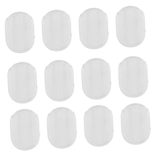 Veemoon 50 Stück Ohrclip Pads Transparente Rutschfeste Ohrpolster Tpe für DIY Ohrschmuck Schmerzfreie Ohrclips für Ungestochene Ohren Bastelbedarf für Ohrstecker von Veemoon