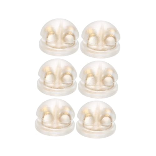 Veemoon 50 Stück Ohrstecker Verschlüsse Ohrring Stopper aus Kupfer und Silikon DIY Schmuck Zubehör für Damen Einfache und Langlebige Ohrstöpsel in Gold für Ohrringe Basteln von Veemoon