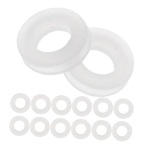 Veemoon 50 Stück Pack Silikon Ohrclips Polster Runde Transparente Rutsch Ohrclip Pads Hautfreundlich und Schmerzfrei für Empfindliche Ohren und DIY Schmuckherstellung von Veemoon