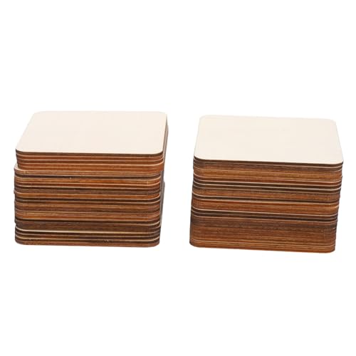 Veemoon 50 Stück Quadratische Holzscheiben Naturbelassen Glatte Oberfläche Bastelholzplatten für DIY Dekoration Malerei Heimkunst Multipurpose Holzrohlinge Veemoon 50 Stück Quadratische Holzscheiben Naturbelassen Glatte Oberfläche Bastelholzplatten für DIY Dekoration Malerei Heimkunst Multipurpose Holzrohlinge von Veemoon