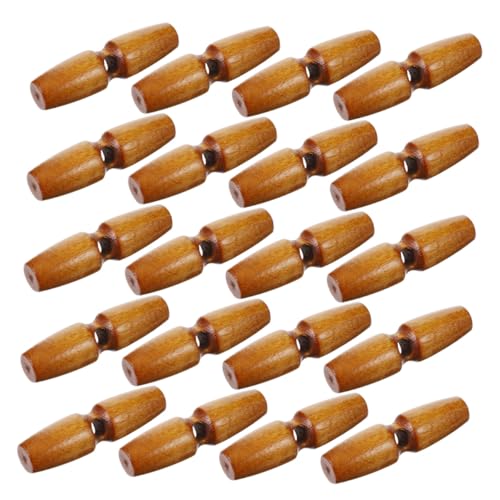 Veemoon 50 Stück Retro Toggle Knöpfe aus Holz für Mäntel und Strickjacken Vintage Olivenholz Knöpfe mit Nählöchern Dekorative Ersatzknöpfe für Jacken und Pullover Sichere Befestigung Veemoon 50 Stück Retro Toggle Knöpfe aus Holz für Mäntel und Strickjacken Vintage Olivenholz Knöpfe mit Nählöchern Dekorative Ersatzknöpfe für Jacken und Pullover Sichere Befestigung von Veemoon