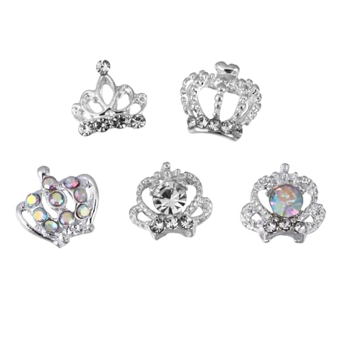 Veemoon 50 Stück Teiliges Alloy Nail Charms Kronenform Nail Art Rhinestones für DIY Maniküre Nageldekoration Geeignet für Alltag Reisen und Kreative Nagelgestaltung Veemoon 50 Stück Teiliges Alloy Nail Charms Kronenform Nail Art Rhinestones für DIY Maniküre Nageldekoration Geeignet für Alltag Reisen und Kreative Nagelgestaltung von Veemoon