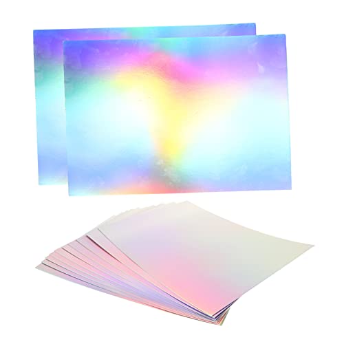 Veemoon 50 Stück Teiliges Bastelpapier Einseitig Holografisches Dekorpapier für Erwachsene Buntes Scrapbook Papier Glitzerndes Faltpapier für DIY Kunsthandwerk und Kreative Bastelprojekte Veemoon 50 Stück Teiliges Bastelpapier Einseitig Holografisches Dekorpapier für Erwachsene Buntes Scrapbook Papier Glitzerndes Faltpapier für DIY Kunsthandwerk und Kreative Bastelprojekte von Veemoon