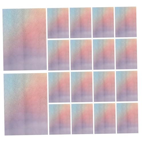 Veemoon 50 Stück Teiliges Holografisches Glitzer Kartonpapier mit Metallischem Musterdesign Spiegelnder Nahtlos Druckbar Eleganter für Bastelarbeiten Einladungen Scrapbooking von Veemoon