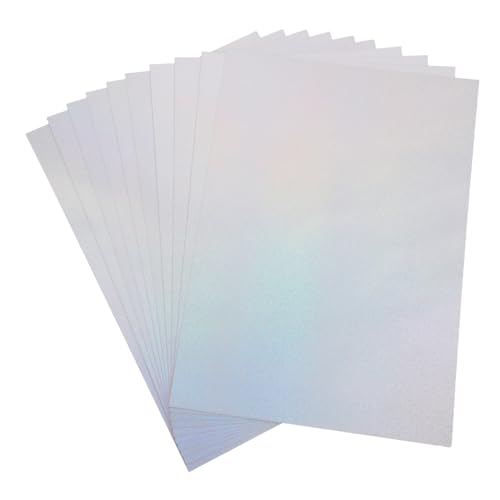 Veemoon 50 Stück Teiliges Holografisches Origami-kartonpapier mit Schillerndem Metallic-Glanz Robust und Vielseitig Bedruckbar für Scrapbooking Bastelprojekte Kartenherstellung und Veemoon 50 Stück Teiliges Holografisches Origami-kartonpapier mit Schillerndem Metallic-Glanz Robust und Vielseitig Bedruckbar für Scrapbooking Bastelprojekte Kartenherstellung und von Veemoon