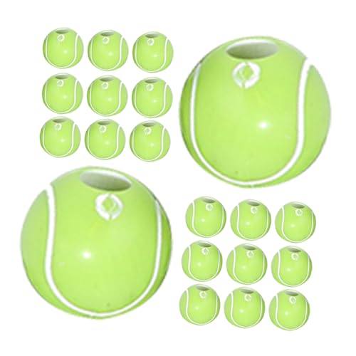 Veemoon 50 Stück Teiliges Tennisball Acrylperlen für Schmuck Selber Machen Kleine Sportperlen als Abstandhalter für DIY Armbänder Halsketten und Kreative Bastelprojekte Veemoon 50 Stück Teiliges Tennisball Acrylperlen für Schmuck Selber Machen Kleine Sportperlen als Abstandhalter für DIY Armbänder Halsketten und Kreative Bastelprojekte von Veemoon