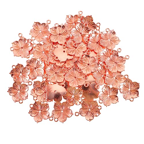 Veemoon 50 Stück Vintage Blumen Anhänger Verbindungsstücke für Schmuckherstellung DIY Zubehör für Armbänder und Mehr Roségold Veemoon 50 Stück Vintage Blumen Anhänger Verbindungsstücke für Schmuckherstellung DIY Zubehör für Armbänder und Mehr Roségold von Veemoon