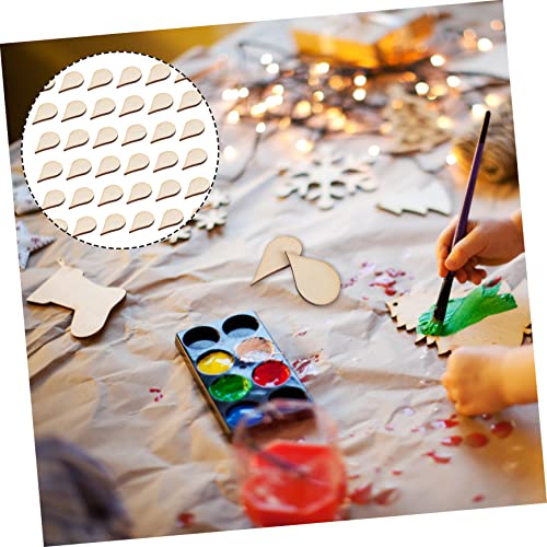 Veemoon 50 Stück Wasser Tropfen Form Holzscheiben DIY Bastelholzchips Umweltfreundlich Handmade Dekorationen für Kunsthandwerk und Geschenkverpackung Veemoon 50 Stück Wasser Tropfen Form Holzscheiben DIY Bastelholzchips Umweltfreundlich Handmade Dekorationen für Kunsthandwerk und Geschenkverpackung von Veemoon