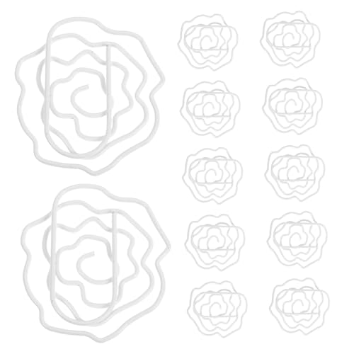 Veemoon 50 Stück Weiße Blumen Büroklammern Kreative Rosenform Sichere Haftung Multifunktionale Notizklammern für Schule Büro Dokumentenorganisation Leicht Tragbar und Stilvoll Veemoon 50 Stück Weiße Blumen Büroklammern Kreative Rosenform Sichere Haftung Multifunktionale Notizklammern für Schule Büro Dokumentenorganisation Leicht Tragbar und Stilvoll von Veemoon