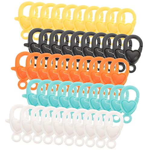 Veemoon 50 Stück Zubehör für Schlüsselanhänger Karabinerverschlüsse Armbandverschlüsse bastelbedarf hand schmuck Armbänder Verbindungsschnalle Schmuckklammern selber machen Plastik Veemoon 50 Stück Zubehör für Schlüsselanhänger Karabinerverschlüsse Armbandverschlüsse bastelbedarf hand schmuck Armbänder Verbindungsschnalle Schmuckklammern selber machen Plastik von Veemoon