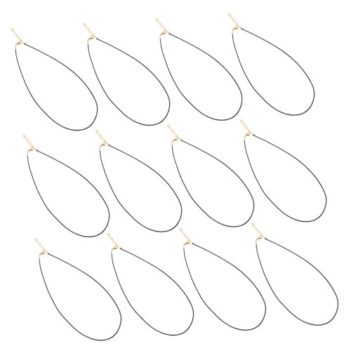 Veemoon 50 Stück schnell Schwarz geflochten Makramee-Schnur Hallo Reiz jewelry set wachsschnur DIY-Fußkettchen-Zubehör goldenes Halskettenseil Halskette Seil Multifunktionskabel Wachslinie von Veemoon