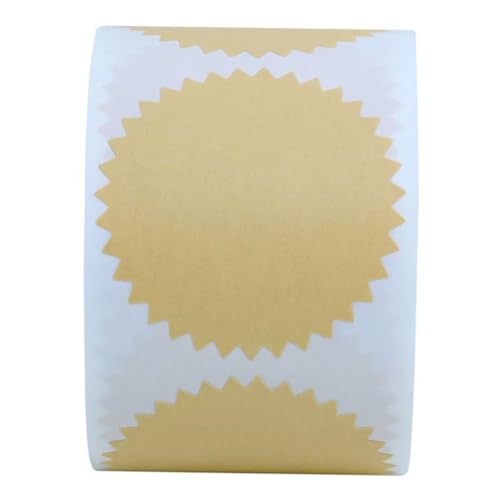 Veemoon 500 Stück Kraftpapier Etiketten Selbstklebend Blanko Aufkleber für Partygeschenke Basteln Verpackung und Dekoration Vielseitige Papieraufkleber zum Beschriften und Verzieren Veemoon 500 Stück Kraftpapier Etiketten Selbstklebend Blanko Aufkleber für Partygeschenke Basteln Verpackung und Dekoration Vielseitige Papieraufkleber zum Beschriften und Verzieren von Veemoon