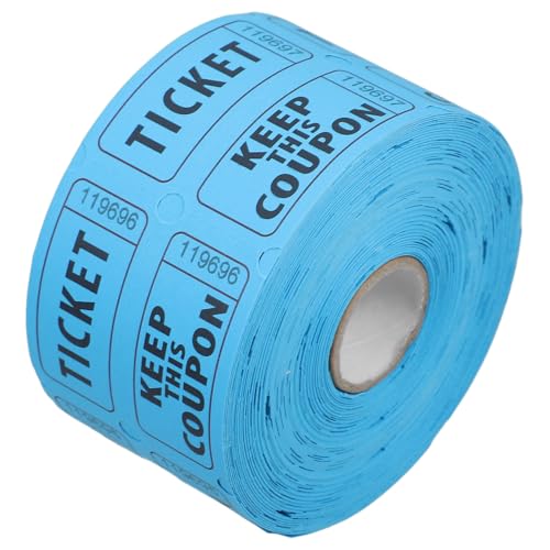 Veemoon 500 Stück Lotterielose Urlaubslose Tombola Loses Tombola Spinner Tombola Loses Für Veranstaltungen Klassenzimmer Tickets Eintrittskarten Kinokarten 170 G Doppel Offset Papier von Veemoon