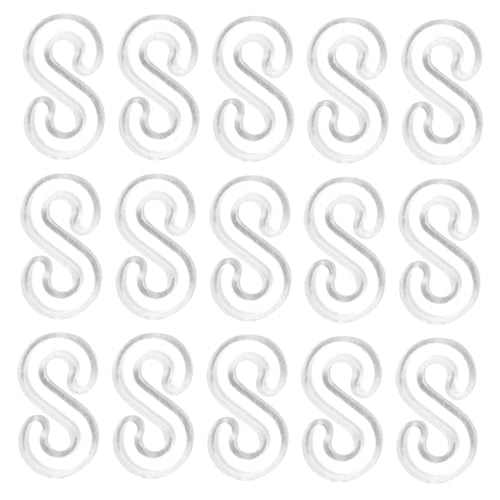 Veemoon 500 Stück Transparente S Clips für Loom Bänder Robuste Kunststoff Verbindungsstücke zum Einfachen Basteln von Gummiarmbändern Vielseitig Einsetzbar für DIY Schmuck Armbänder Veemoon 500 Stück Transparente S Clips für Loom Bänder Robuste Kunststoff Verbindungsstücke zum Einfachen Basteln von Gummiarmbändern Vielseitig Einsetzbar für DIY Schmuck Armbänder von Veemoon