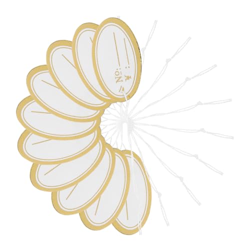 Veemoon 500Stücke Preisetiketten Für Schmuck Beschreibbare Kraftpapier Anhänger Leere Preisschilder Für Halsketten Und Schmuckanzeigen Mit Goldrand Veemoon 500Stücke Preisetiketten Für Schmuck Beschreibbare Kraftpapier Anhänger Leere Preisschilder Für Halsketten Und Schmuckanzeigen Mit Goldrand von Veemoon