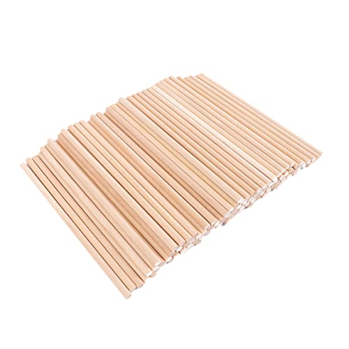 Veemoon 50Stücke Holzstäbchen für DIY Holzhandwerk Unbehandelte Holzstäbe für Bastelprojekte Modellbau und Spielzeuge Feste Veemoon 50Stücke Holzstäbchen für DIY Holzhandwerk Unbehandelte Holzstäbe für Bastelprojekte Modellbau und Spielzeuge Feste von Veemoon