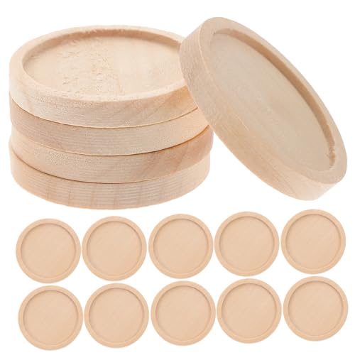 Veemoon 50Stücke Runde Holz Tabletts DIY Anhänger Basis für Schmuckherstellung Außendurchmesser Innendurchmesser Khaki für Bastelprojekte und Veemoon 50Stücke Runde Holz Tabletts DIY Anhänger Basis für Schmuckherstellung Außendurchmesser Innendurchmesser Khaki für Bastelprojekte und von Veemoon