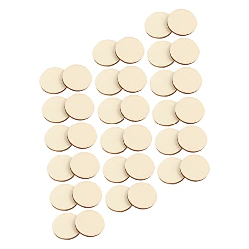 Veemoon 50Stücke Runde Holzscheiben DIY Holzplättchen für Bastelprojekte Glatte Oberfläche für Dekoration und Kreative Veemoon 50Stücke Runde Holzscheiben DIY Holzplättchen für Bastelprojekte Glatte Oberfläche für Dekoration und Kreative von Veemoon