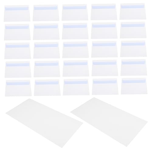 Veemoon 50Stücke Selbstklebende Papierumschläge im Brief Format Zuverlässige Versandtaschen für Dokumente Sicherer Schutz Vertraulichkeit für Büro von Veemoon