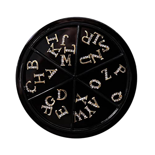 Veemoon 52 Stück Buchstaben Nagel Charms aus Legierung mit Strass für Kreative Nagelkunst DIY Nageldeko für Schöne Maniküre für Nagelkunstliebhaber und Profis Veemoon 52 Stück Buchstaben Nagel Charms aus Legierung mit Strass für Kreative Nagelkunst DIY Nageldeko für Schöne Maniküre für Nagelkunstliebhaber und Profis von Veemoon