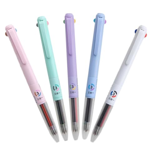Veemoon 5Stücke Kawaii Mehrfarbenstifte Multifunktionale Kugelschreiber Für Täglichen Gebrauch Ergonomisch Gestaltet Für Studenten Bürobedarf Und Kreative Notizen Veemoon 5Stücke Kawaii Mehrfarbenstifte Multifunktionale Kugelschreiber Für Täglichen Gebrauch Ergonomisch Gestaltet Für Studenten Bürobedarf Und Kreative Notizen von Veemoon