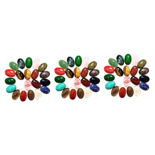 Veemoon 5er Set Natürliche Edelstein Cabochons in Verschiedenen Farben – Ovale Kristallperlen Für DIY Schmuckgestaltung - Ideal Für Kreative Bastelprojekte Und Accessoires Veemoon 5er Set Natürliche Edelstein Cabochons in Verschiedenen Farben – Ovale Kristallperlen Für DIY Schmuckgestaltung - Ideal Für Kreative Bastelprojekte Und Accessoires von Veemoon