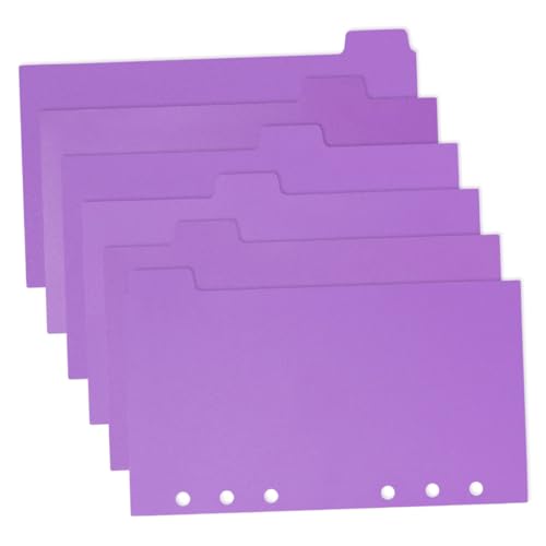Veemoon 6 Blätter Ordner Trennblätter mit Tabs Robuste Indexseiten für Ringbuch Zubehör Büroorganisation Schüler und Berufstätige Veemoon 6 Blätter Ordner Trennblätter mit Tabs Robuste Indexseiten für Ringbuch Zubehör Büroorganisation Schüler und Berufstätige von Veemoon