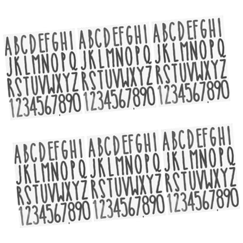 Veemoon 6 Blätter PVC Buchstaben Aufkleber Selbstklebend Wetterfest und Ölresistent Mehrzweck Briefkasten Etiketten Beschriften von Adressen und Schildern Schwarz Veemoon 6 Blätter PVC Buchstaben Aufkleber Selbstklebend Wetterfest und Ölresistent Mehrzweck Briefkasten Etiketten Beschriften von Adressen und Schildern Schwarz von Veemoon